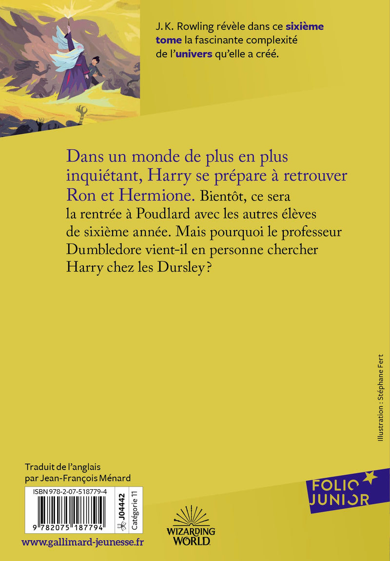 Harry Potter et le prince de Sang-Mêlé - T6 Livres La family shop   