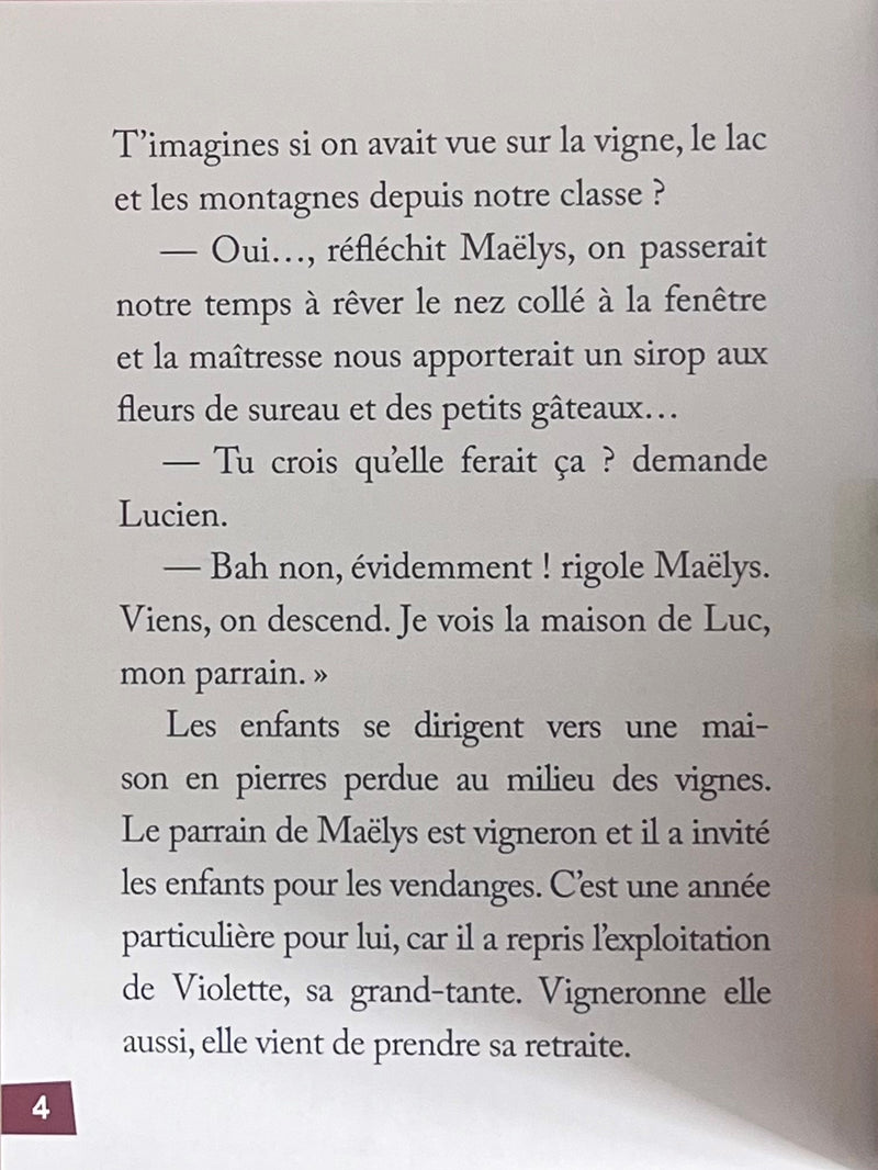 Les enquêtes de Maëlys - T18: vendanges insolites en Lavaux - Dès 8 ans Livres OLF   