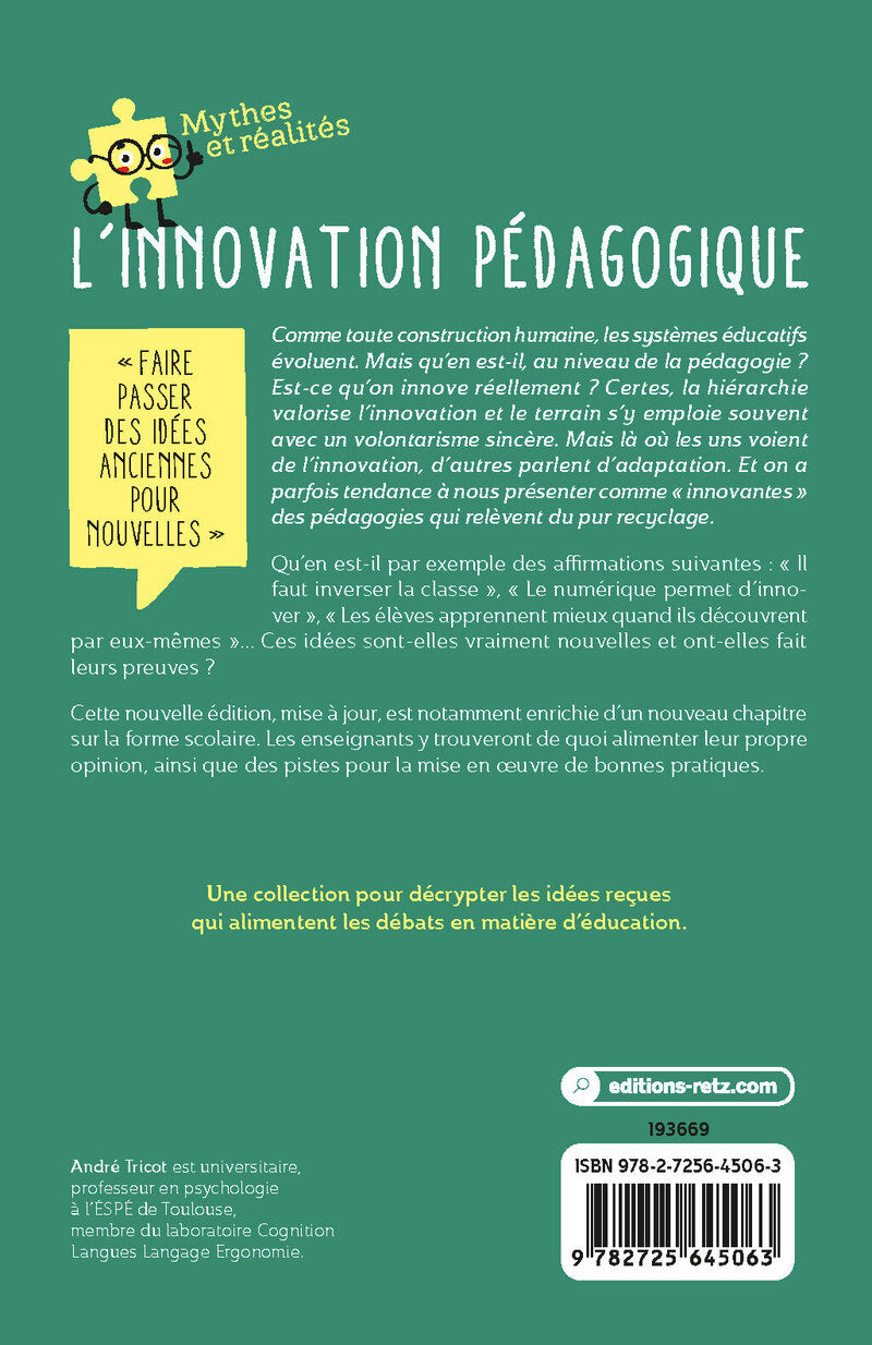 L'innovation pédagogique - Nouvelle édition enrichie Livres OLF (Interforum)   