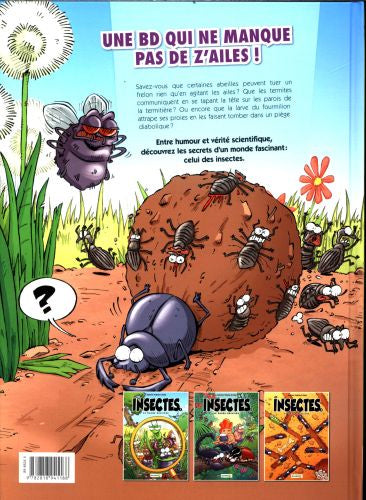 Les insectes en bande dessinée Tome 1 Livres OLF