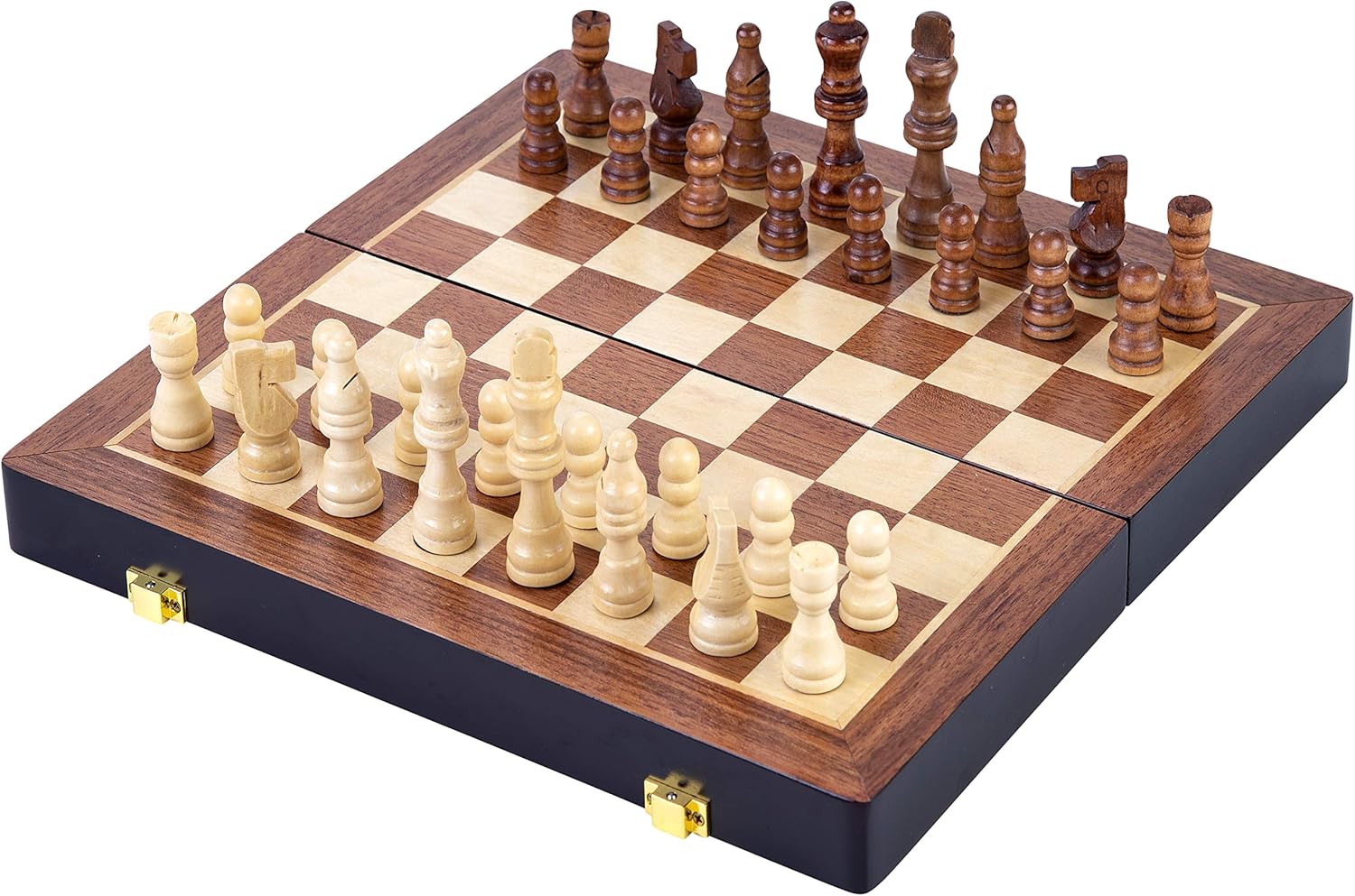 Coffret d'échecs en Bois Pliable