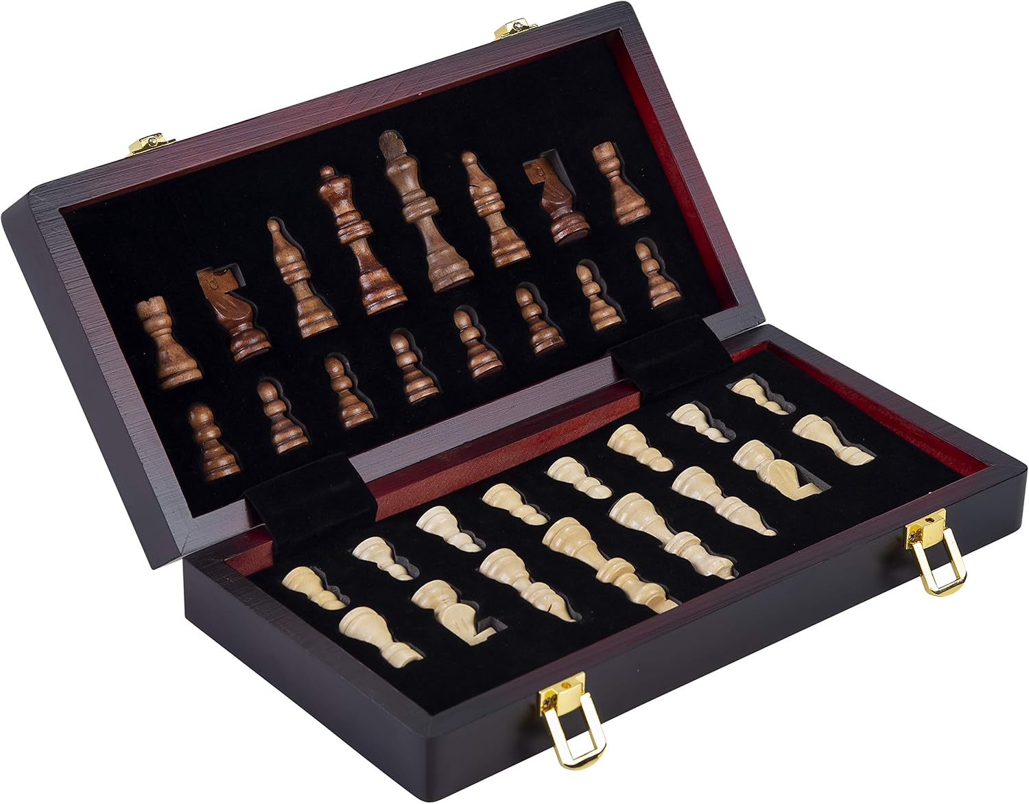Coffret d'échecs en Bois Pliable