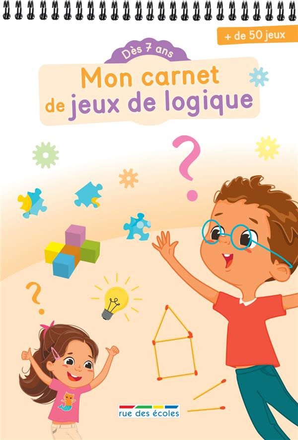 Cahier de jeux : carnet de jeux de logique dès 7-9 ans - 3-4P Cahiers de jeux La family shop   