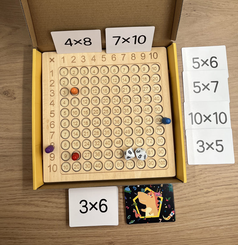 Jeux Montessori mathématiques calcul mental en bois