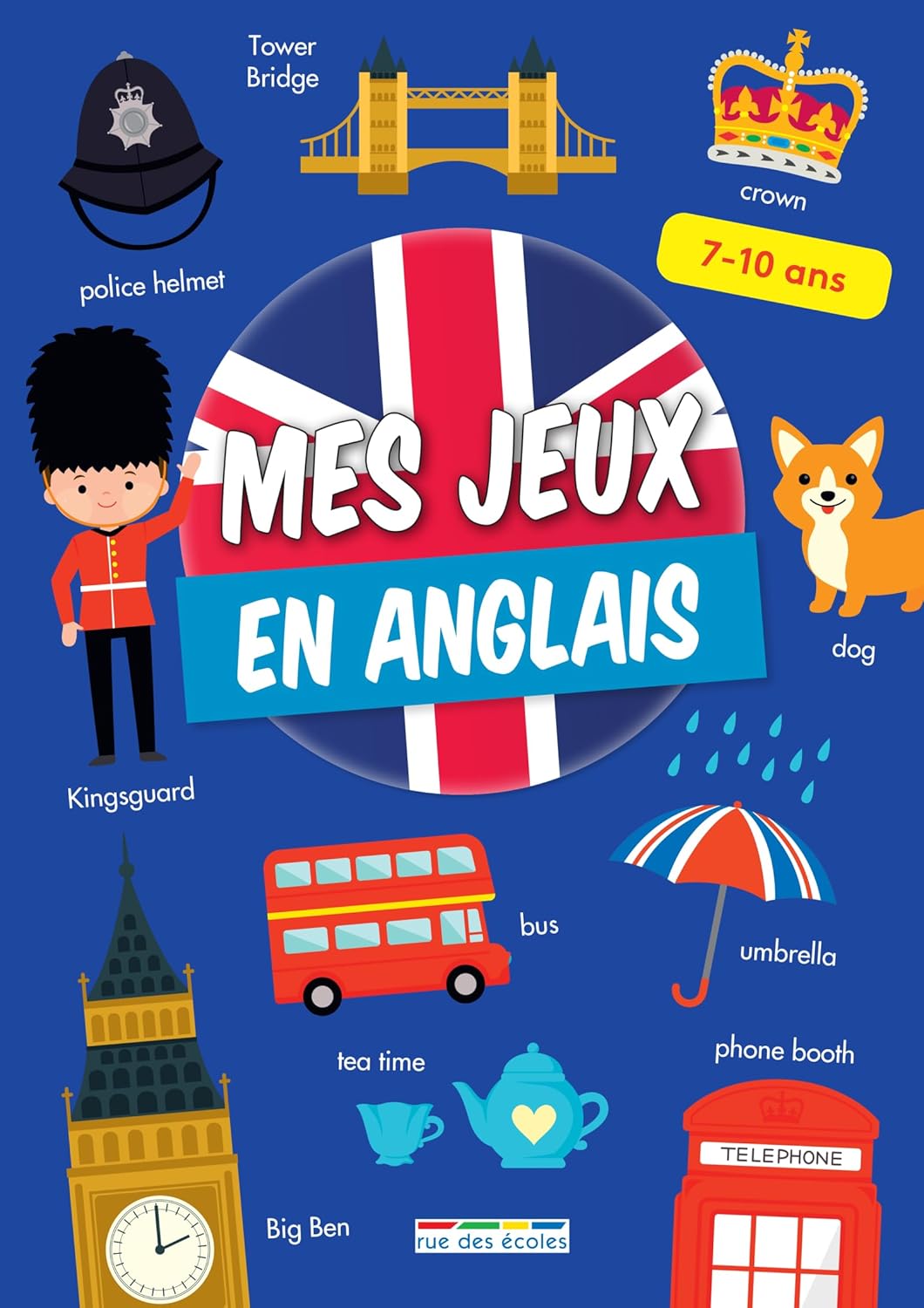 Mes jeux en anglais Appuis scolaires, Cahiers de jeux Dilisco - OLF   