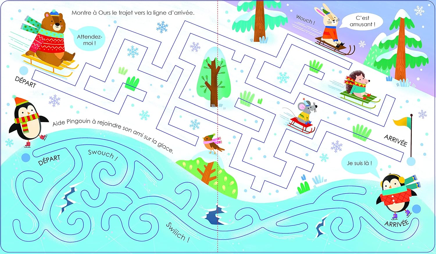 Les labyrinthes - Suis avec ton doigt Livres OLF
