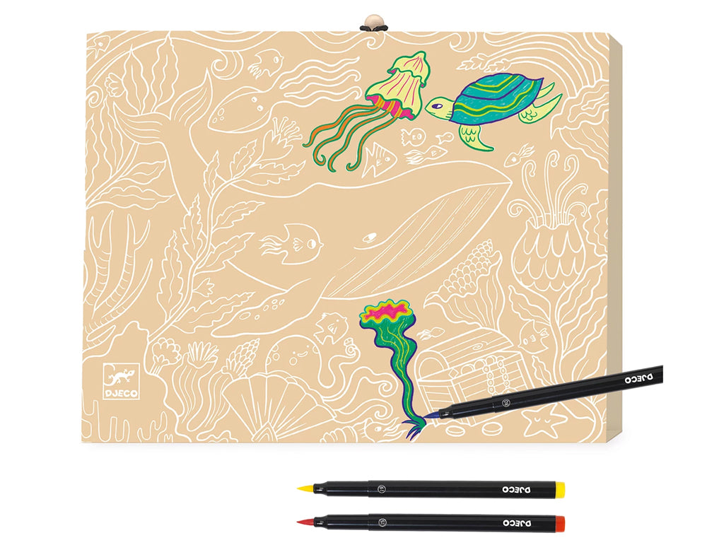 Coffret de 24 feutres pinceaux Enfant