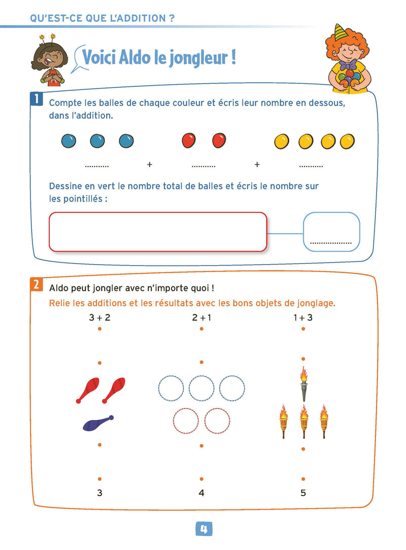 Cahier de jeux : des jeux pour apprendre les tables d'addition - 3-4ème Cahiers de jeux OLF   