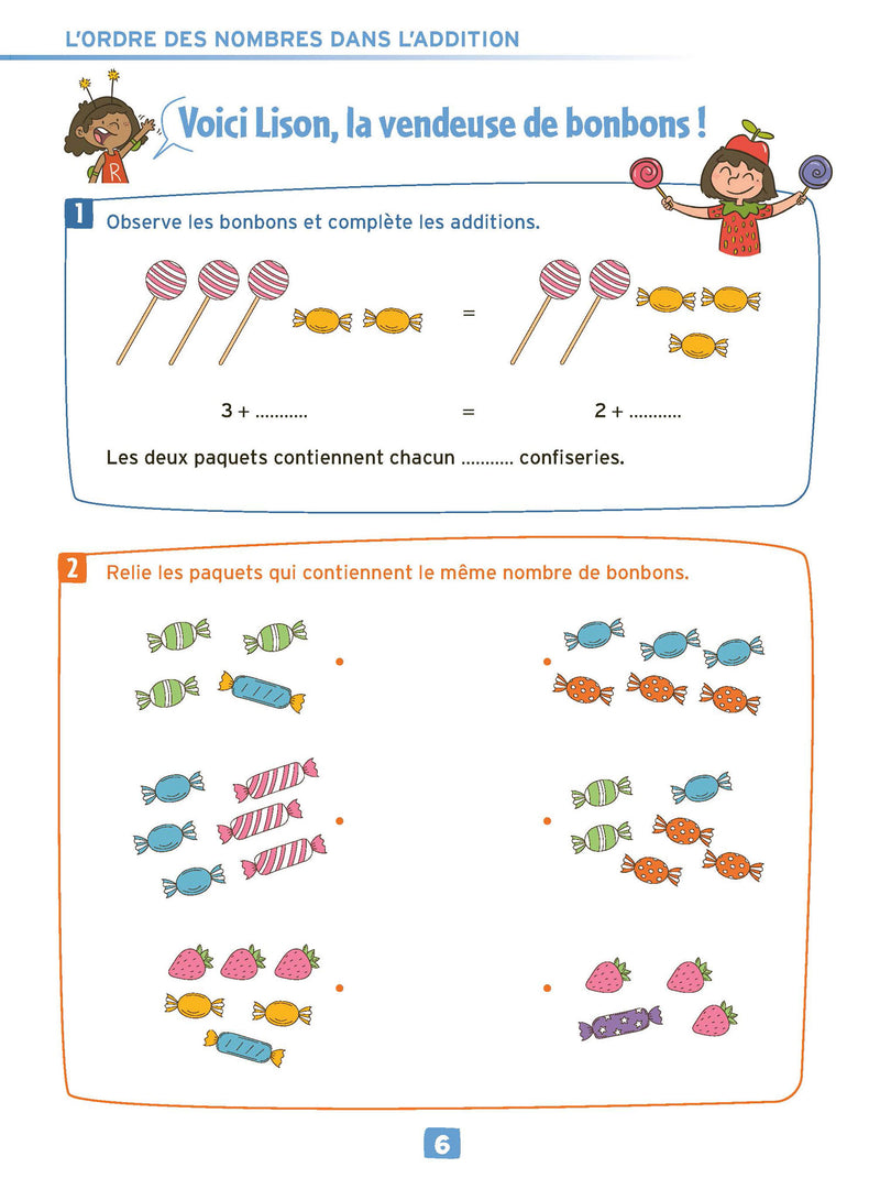 Cahier de jeux : des jeux pour apprendre les tables d'addition - 3-4ème Cahiers de jeux OLF   