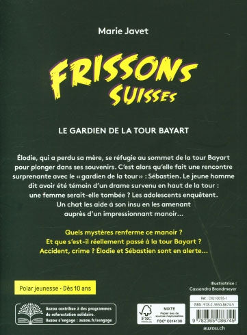 Le gardien de la Tour Bayart - Polar pour ados - Frissons suisses - Dès 10 ans Livres La Family Shop   