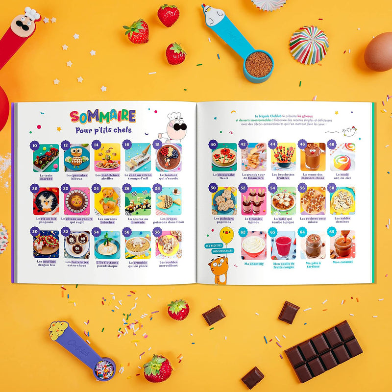 Livre de cuisine, les gâteaux et desserts incontournables ChefClub - Recettes d'enfants dès 4 ans Livres OLF   