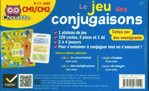 Le jeu des conjugaisons - Enfants 9-11 ans Jeux & loisirs créatifs La family shop   