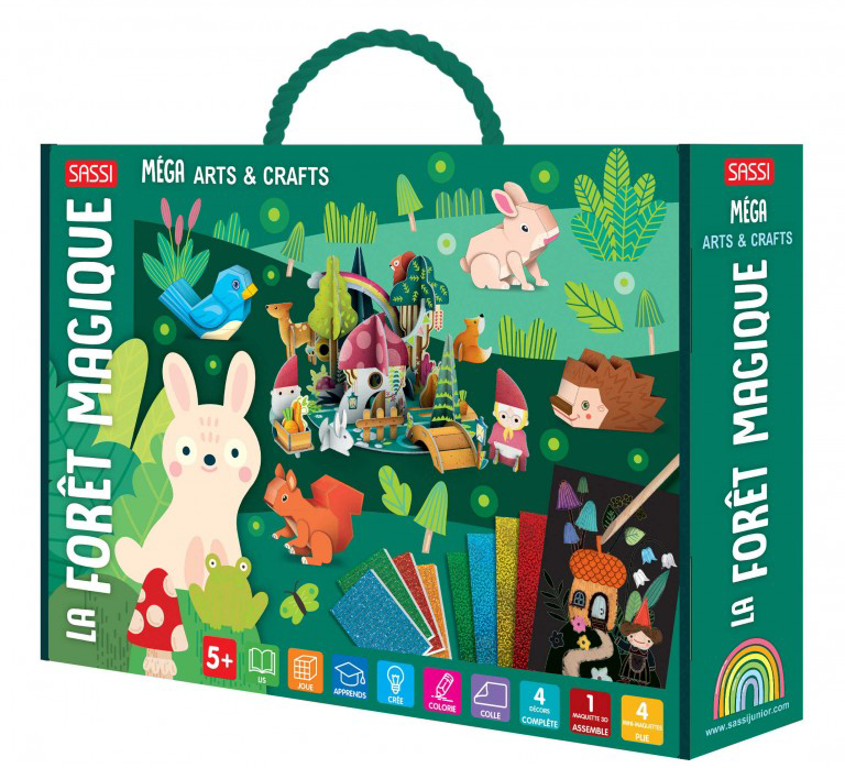 Coffret créatif: La forêt magique Box Arts & Craft - 5 ans Jeux & loisirs créatifs Servidis   