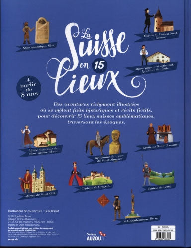 La Suisse en 15 lieux Livres La family shop   