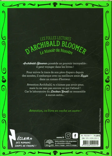 Les folles lectures d'Archibald Bloomer - Le manoir du monstre - T2 - Dès 9 ans Livres La family shop   