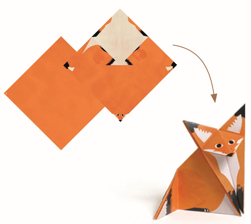 Origami animaux de la forêt - dès 7 ans