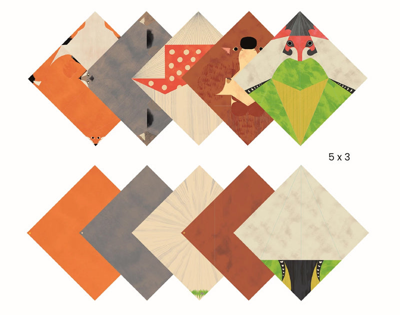 Origami animaux de la forêt - dès 7 ans