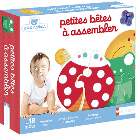 Puzzle à assembler - Puzzle petites bêtes - Dès 18 mois Jeux & loisirs créatifs swissgames   