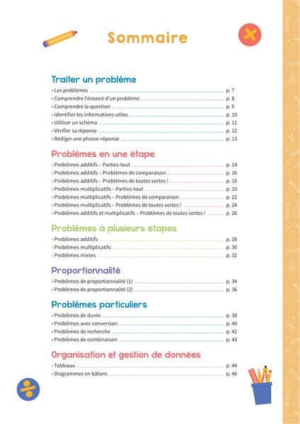 Mon cahier en résolution de problèmes - 6e harmos - 9-10 ans