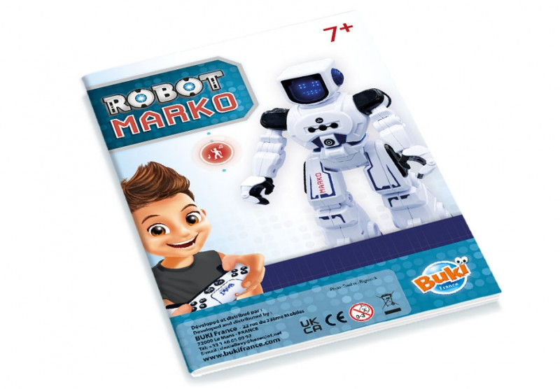 Marko Robot – Jouet pour enfants, kit robot intelligent avec télécommande  et contrôle gestuel, cadeaux robotiques pour garçons et filles,  programmable intelligent, marche, danse, chant : : Jeux et Jouets