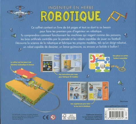 Coffret Robotique - Ingénieur en herbe avec 20 modèles et expériences à réaliser Jeux & loisirs créatifs OLF   