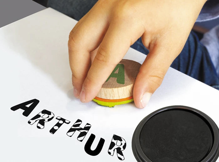 Coffret de tampons - Lettres et alphabet