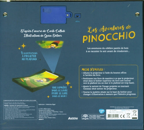 Les aventures de Pinocchio - Livre projecteur Livres OLF