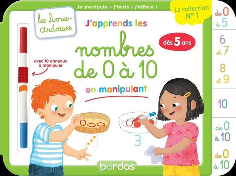 Je manipule, j'écris, j'efface ! - livre-ardoise Cahiers de jeux OLF - Interforum