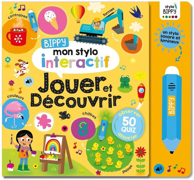 Les formes, les couleurs, les chiffres avec Bippy, mon stylo interactif - Livre sonore Livres OLF