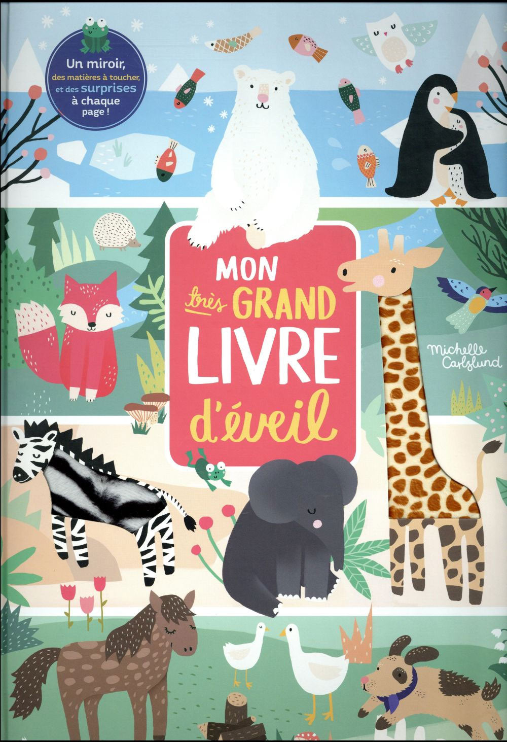 Mon très grand livre d'éveil pour tout-petits. Les animaux Livres La family shop   