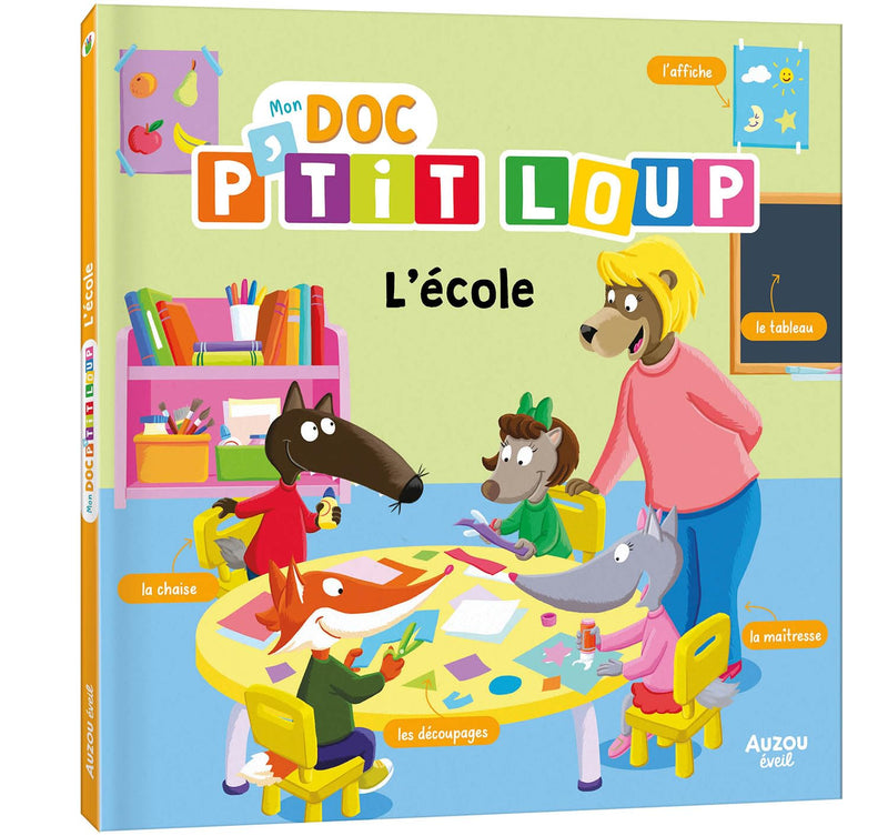 P'tit Loup : Mon doc' - L'école Livres OLF   