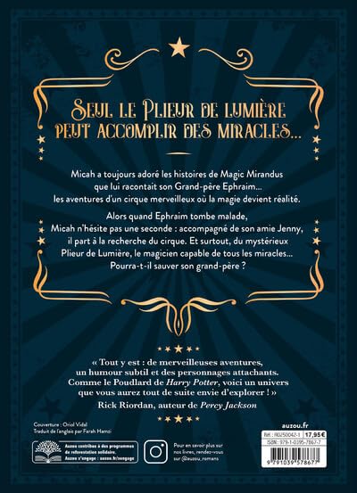 Magic mirandus - T1 - le plieur de lumière - Livre ado Livres OLF
