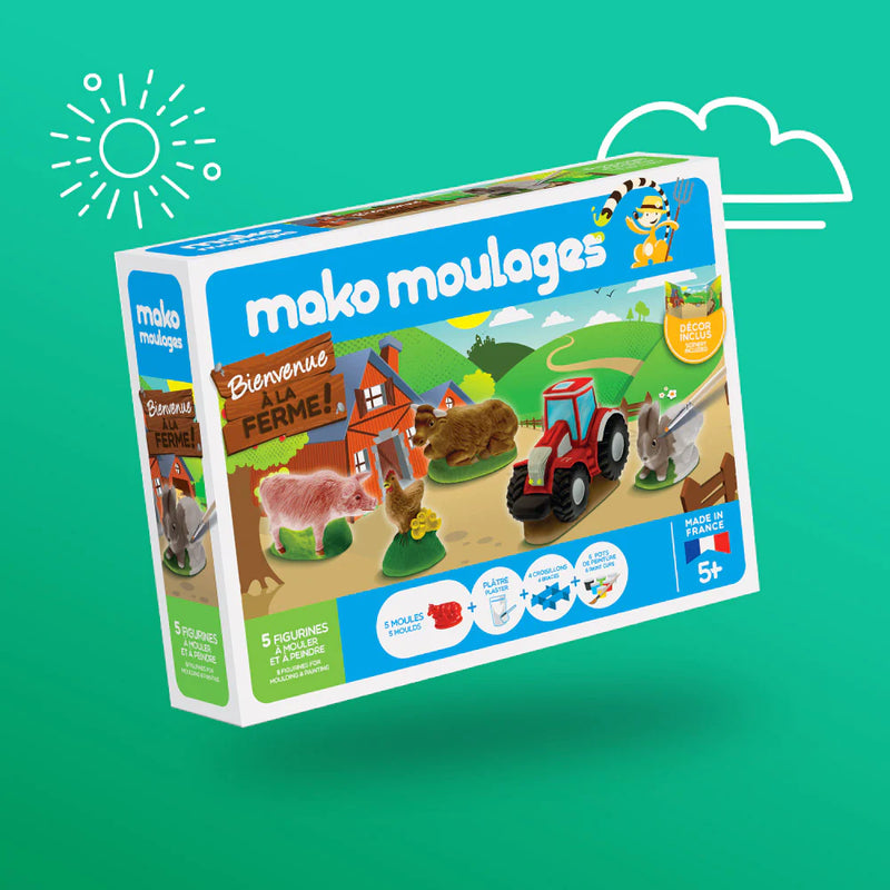 Mako moulages Bienvenue à la ferme ! Jeux & loisirs créatifs Swissgames   