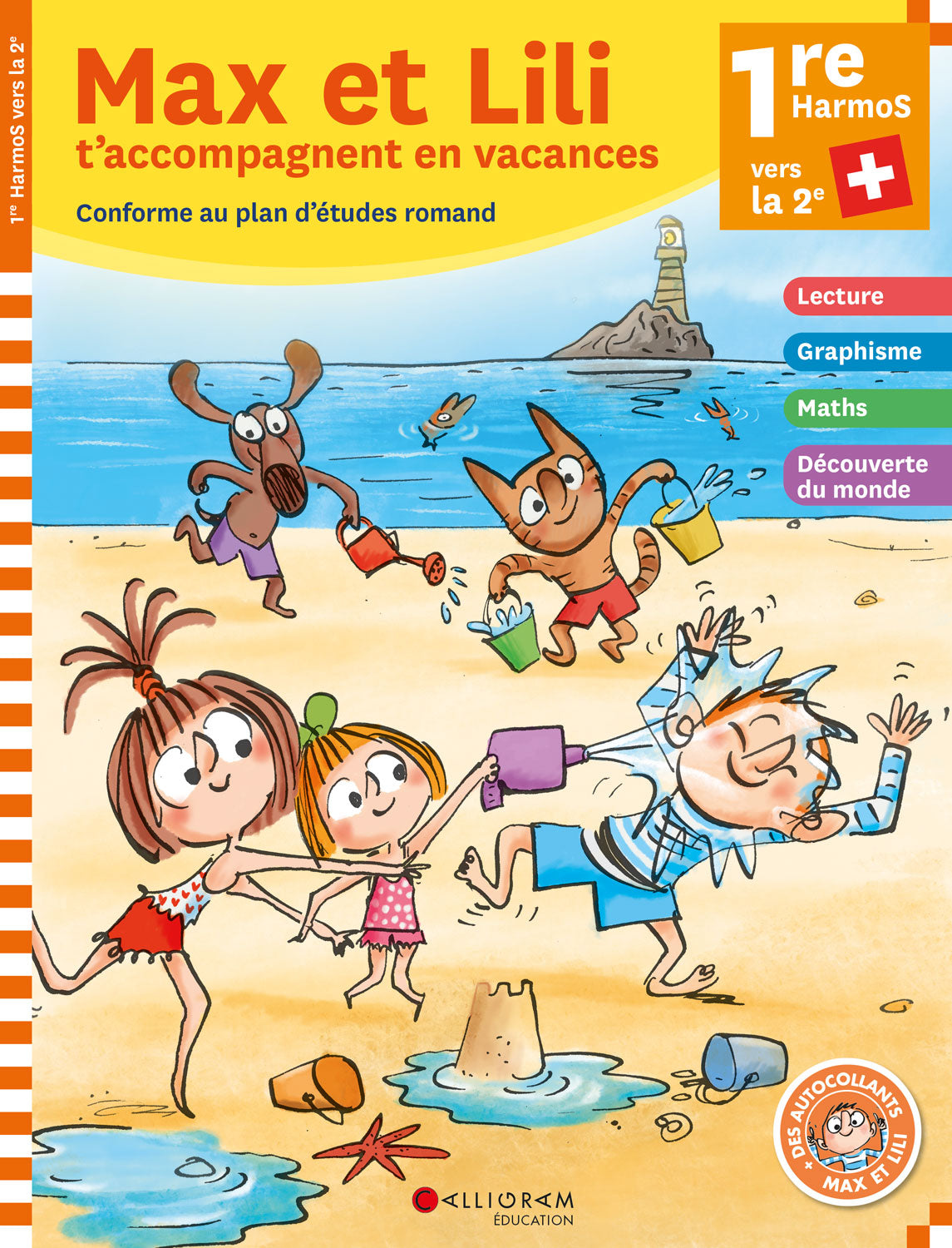 1ère Harmos vers la 2ème - Max et Lili t'acompagnent en vacances Cahiers de vacances OLF   