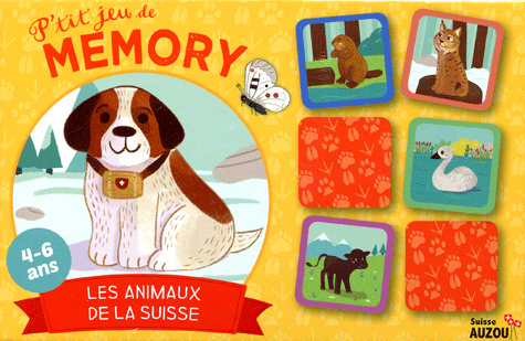 P'tit jeu de Memory : les animaux de la Suisse Jeux & loisirs créatifs OLF   