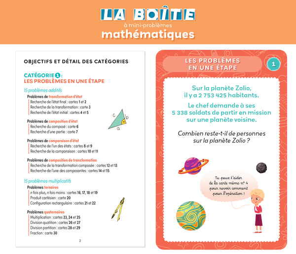 La boite à mini-problèmes - 6-7 et 8e harmos -9-11 ans Appuis scolaires Dilisco - OLF