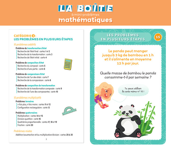 La boite à mini-problèmes - 6-7 et 8e harmos -9-11 ans Appuis scolaires Dilisco - OLF
