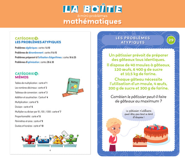 La boite à mini-problèmes - 6-7 et 8e harmos -9-11 ans Appuis scolaires Dilisco - OLF