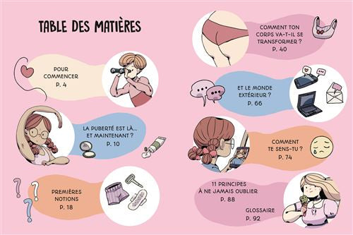 Mon corps change : guide de survie à la puberté Livres OLF - Interforum