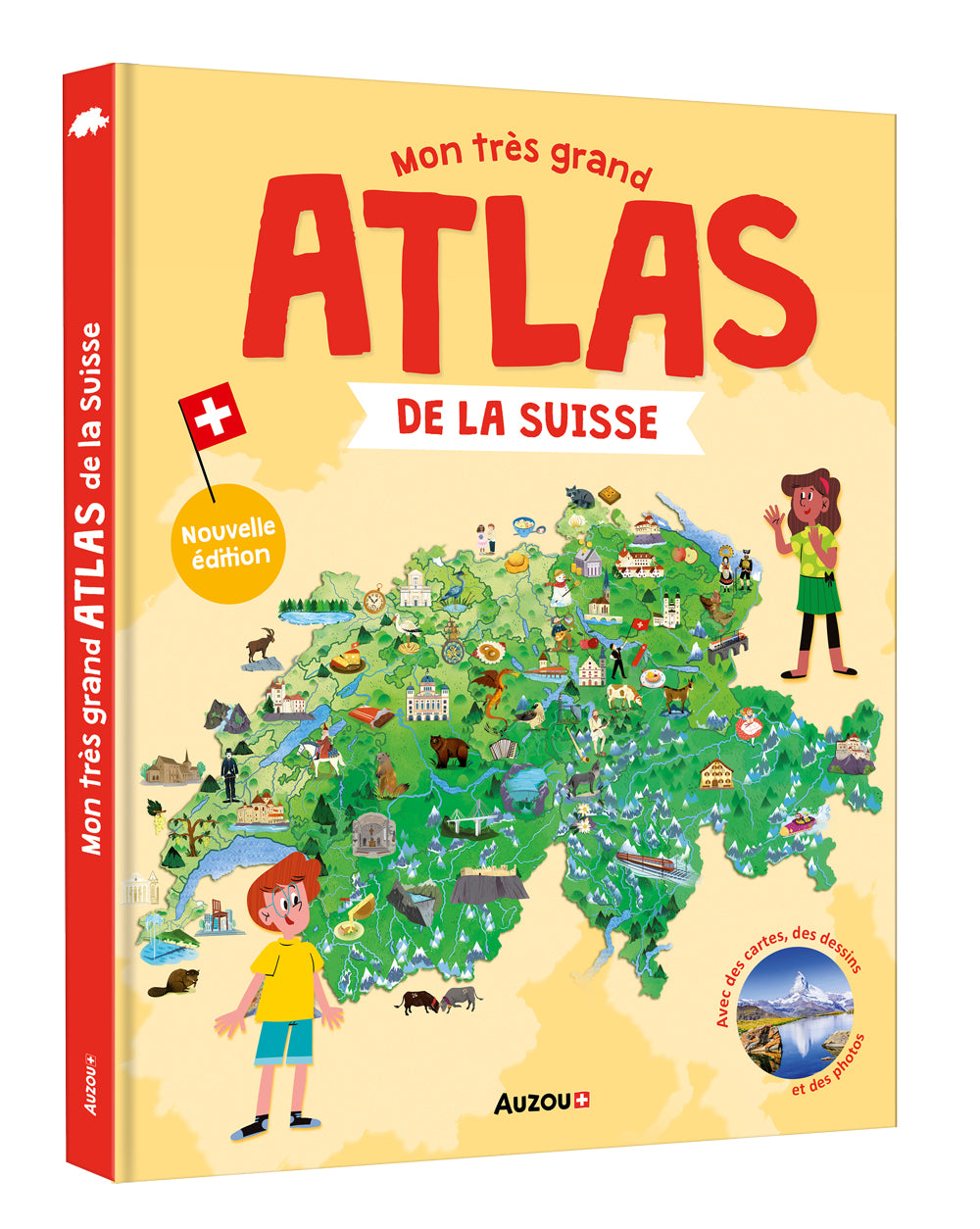 Mon très grand atlas de Suisse - Dès 6 ans Livres OLF   