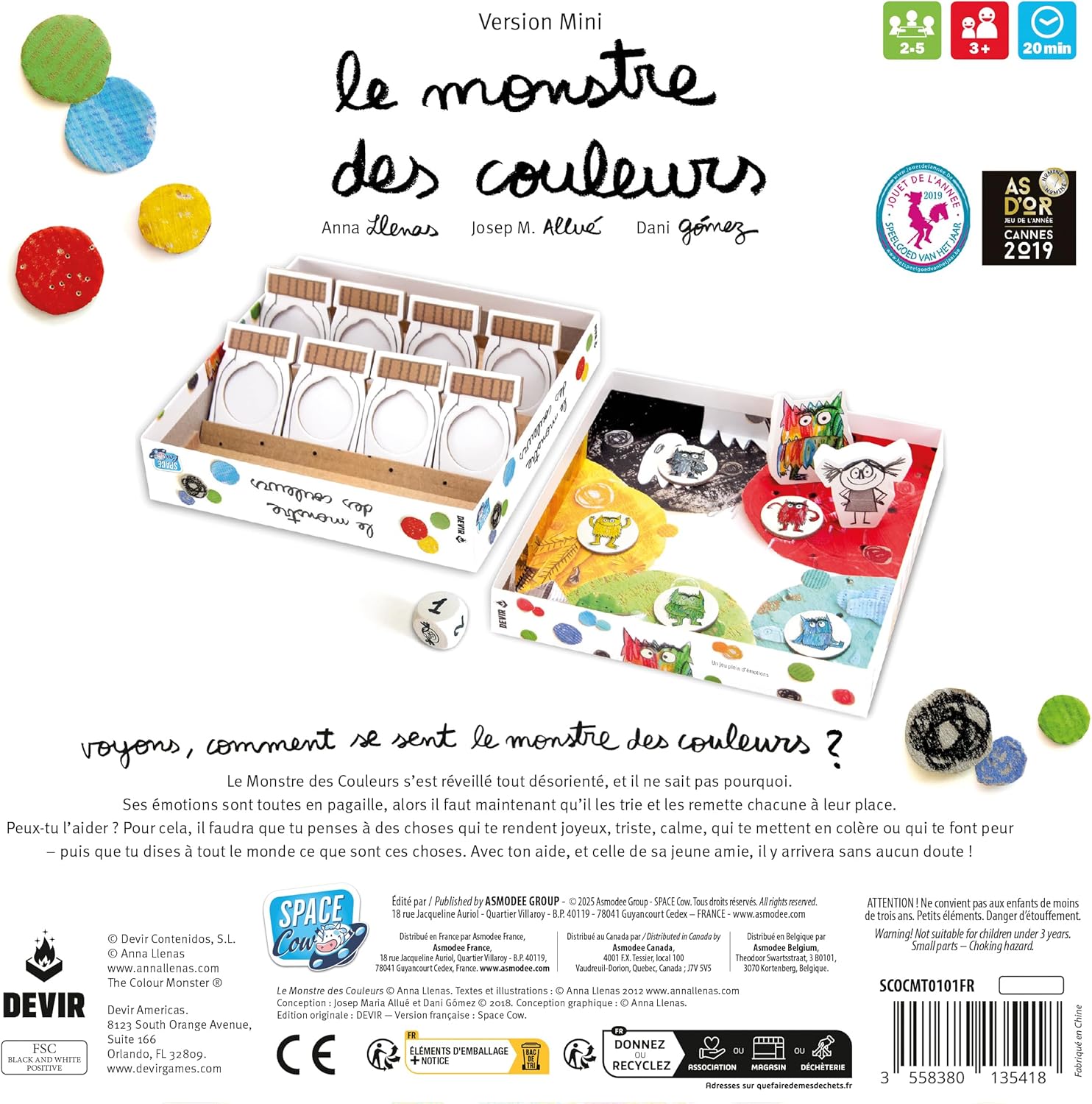 Le monstre des couleurs - version mini