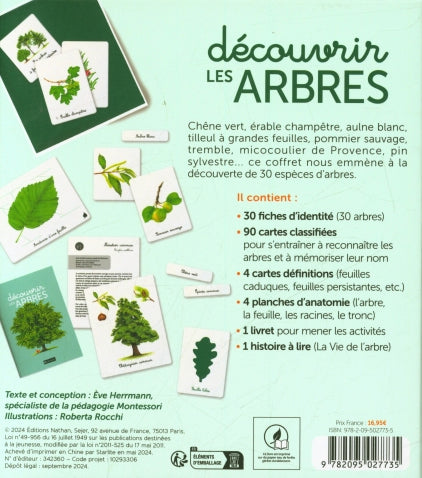 Mon coffret Montessori : découvrir les arbres Montessori & Steiner La Family Shop