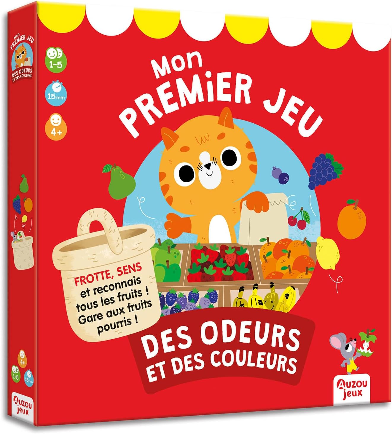 Mon premier jeu des odeurs et des couleurs - coffret Jeux & loisirs créatifs OLF   