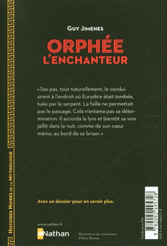 Orphée l'enchanteur - Histoires noires de la mythologie - Dès 12 ans Livres OLF