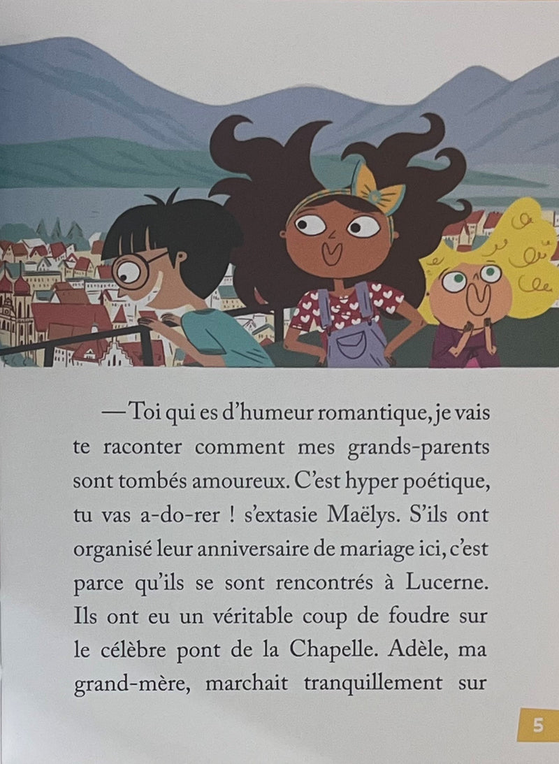 Les enquêtes de Maëlys - T14: Coup de foudre sur le pont de Lucerne - Dès 8 ans Livres OLF   