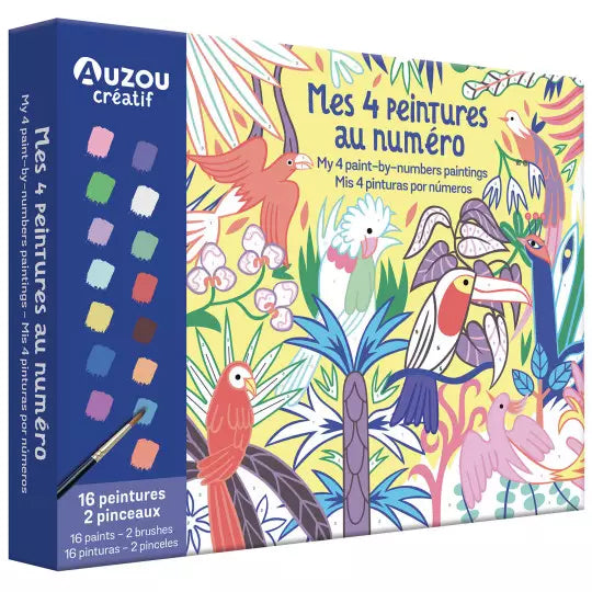 Mon coffret d'artiste : Ma peinture au numéro - Merveilleuse nature - Dès 7 ans Jeux & loisirs créatifs La family shop