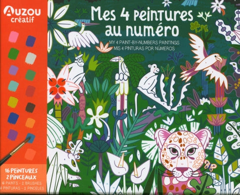 Mon coffret d'artiste : Ma peinture au numéro - Animaux merveilleux - Dès 7 ans Jeux & loisirs créatifs La family shop