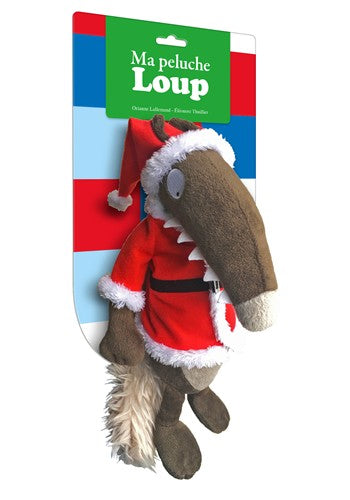 Ma peluche loup Père Noël Jeux OLF