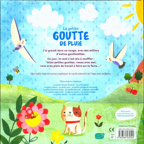 La petite goutte de pluie - Livre enfant sur l'eau et le cycle de l'eau Livres OLF