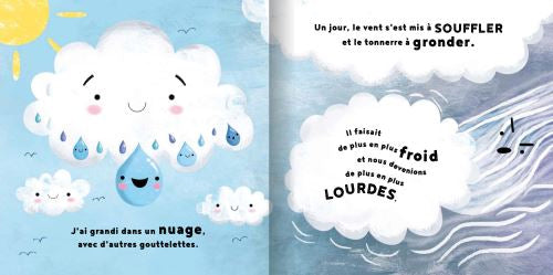 La petite goutte de pluie - Livre enfant sur l'eau et le cycle de l'eau Livres OLF